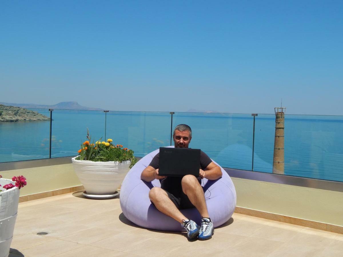 Ferienwohnung Elytis Panoramic View Rethymno Exterior foto