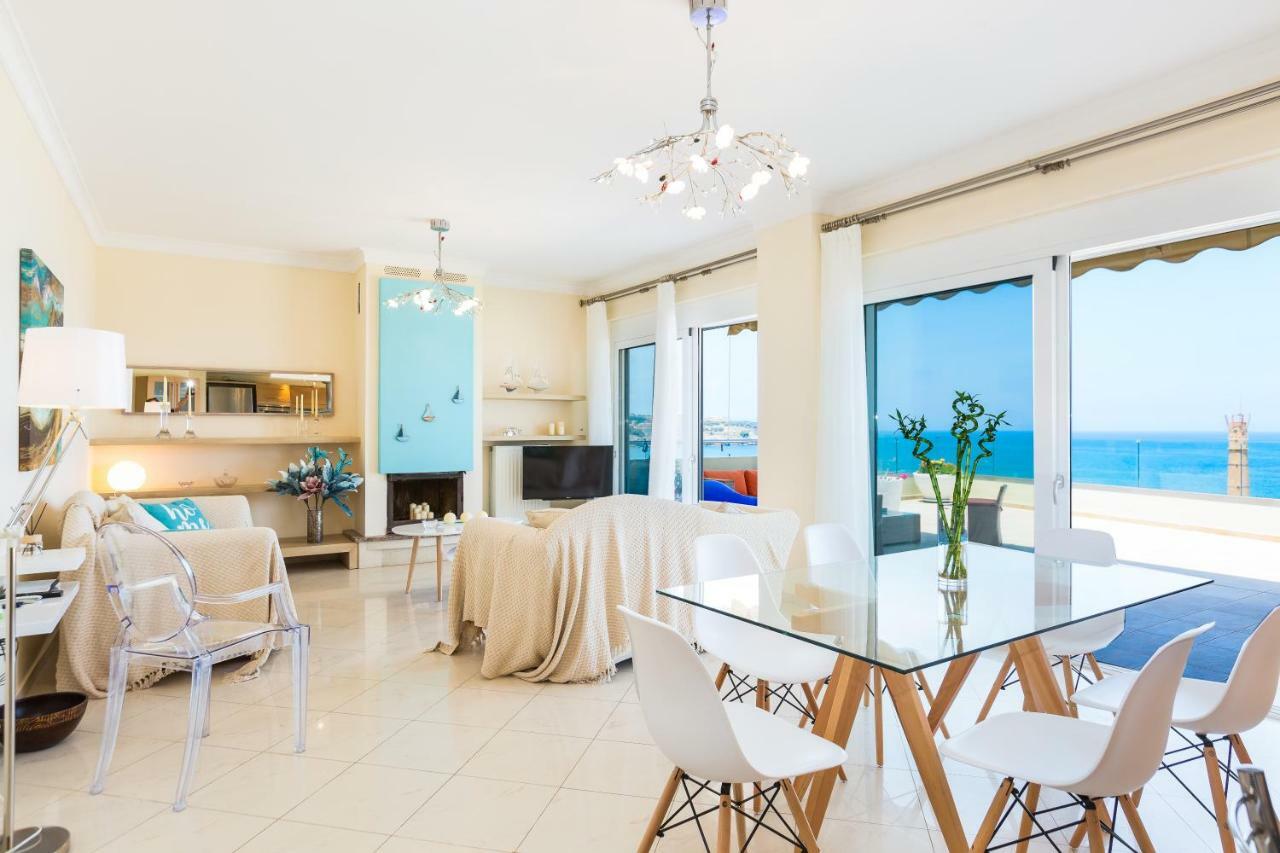 Ferienwohnung Elytis Panoramic View Rethymno Exterior foto